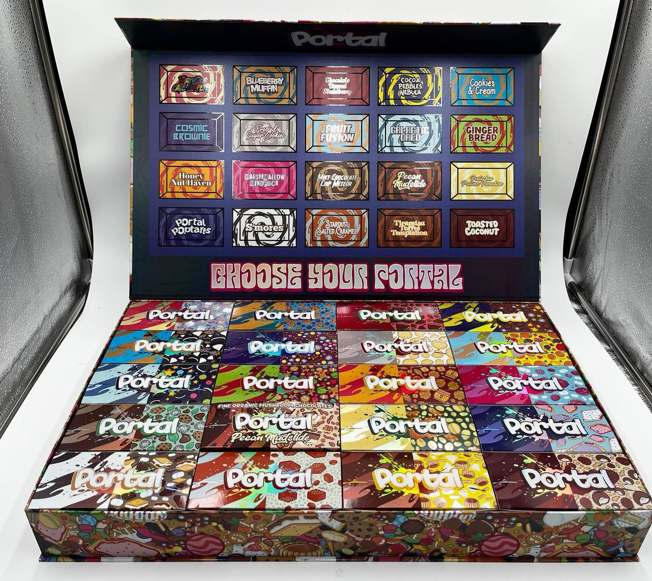 Portal Mushroom Chocolate Bars